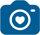 Click the camera icon to view the Wedding Photography and Film page.