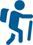 Click the hiker icon to become a Registered Guide.