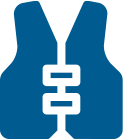Click the life vest icon to see the Boating Safety homepage.